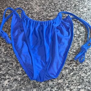 Wild Fable Blue Swimwear Bottom size Med. Adjustable side tye‎